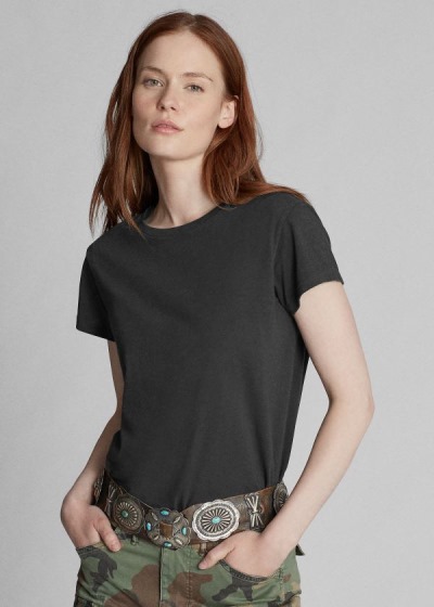 T Shirt Ralph Lauren Algodão Jersey Crewneck Mulher 35704-KFJD